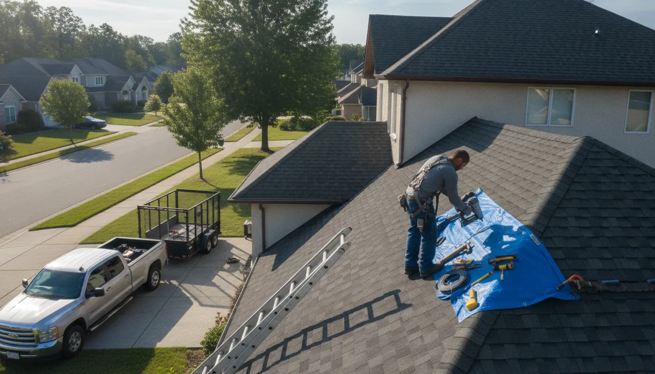 Roofing in Alden